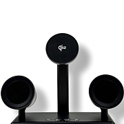 Беспроводное зарядное устройство и акустическая система Porodo Speaker Charging Dock, 15 Вт, черный PD-FWCH050-BK