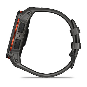 Спортивные часы Garmin Instinct 3 Solar 50 мм Black with Charcoal Band 010-02935-00