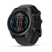 Смарт-часы Garmin Fenix E AMOLED Slate Gray with Black Silicone Band 010-03025-01