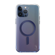 Чехол Coehl Dazze с MagSafe для iPhone 15 Pro, синий CDS-IP15