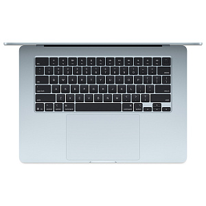 Ноутбук Apple MacBook Air 15" 2025, M4 10-CPU/10-GPU, RAM 24 ГБ, SSD 1 ТБ, голубой|blue, Для других стран MAM4-5744