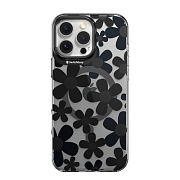 Чехол SwitchEasy Fleur с MagSafe для iPhone 16 Pro, черный SWFM16P-BK