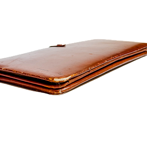 Старинный кожаный дорожный футляр, Б/У SKDF-1