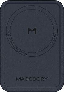 Кардхолдер Magssory Duo Magnetic Kickstand Wallet с Magsafe, синий ACL011-BL