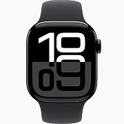 Apple Watch S10 42mm Jet Black Sport Band S/M AW10-7