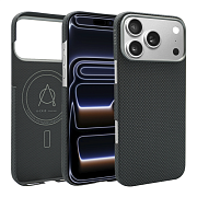 Чехол A-Case Desen с MagSafe для iPhone 17 Pro, черный ADS17P-BK