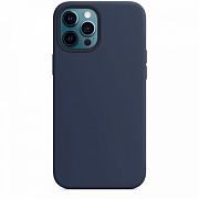 Чехол Silicone Case с MagSafe для iPhone 12 Pro Max, синий IP12PM-DN