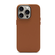 Чехол Kzdoo Noble Collection с MagSafe для iPhone 15 Pro, коричневый KZIP15P-BR