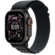 Apple Watch Ultra 3 49mm Black Titanium Case Alpine Loop Black M AWUB3-38