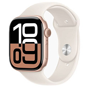 Apple Watch S10 46mm Rose Gold Sport Band Light Blush M/L AW10-4