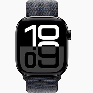 Apple Watch S10 46mm Jet Black Sport Loop Ink, Б/У AW10-53579BU