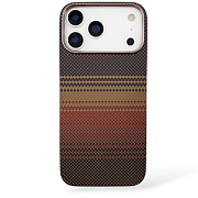 Чехол Knit Phone Kevlar с MagSafe для iPhone 17 Pro Max, красный KPK17PM-SN