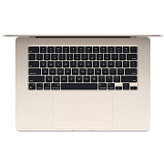 Ноутбук Apple MacBook Air 15" 2025, M4 10-CPU/10-GPU, RAM 16 ГБ, SSD 256 ГБ, сияющая звезда|starlight MAM4-45