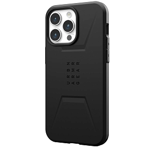 Чехол UAG Civilian с MagSafe для iPhone 15 Pro Max, черный UCV15PM-3