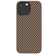 Чехол Levelo Sergei 1500D для iPhone 16 Pro Max, коричневый LVSG1500-DR