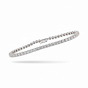 Теннисный браслет с бриллиантами 4,26 ct, белое золото 750 пробы B750-Z
