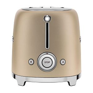 Тостер Smeg TSF01WHEU, шампань TSF01CHMEU