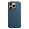 Чехол Apple FineWoven Case с MagSafe для iPhone 15 Pro, синий AWIP15P-BLU