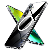 Чехол Torras Diamond с MagSafe для Samsung Galaxy S25+, прозрачный TDMS25P-CL