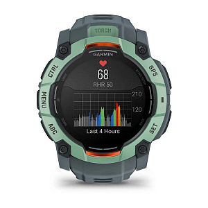 Спортивные часы Garmin Instinct 3 Amoled 50 мм Neo Tropic with Twilight Band 010-03020-01