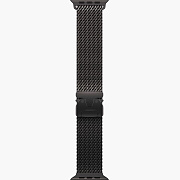 Apple Watch Ultra 3 49mm Black Titanium Case Milanese Loop Black S AWUB3-49S