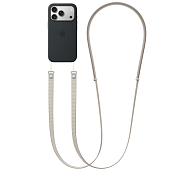 Тканевый ремешок через плечо Crossbody Strap для iPhone, бежевый CRS1756-TN