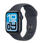 Apple Watch SE 2025 40mm Midnight Aluminum Sport Band Midnight M/L AWSE31-2