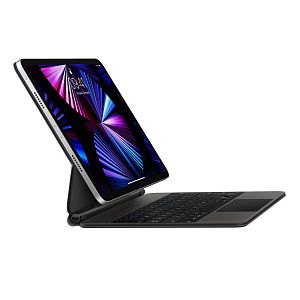 Чехол-клавиатура Apple Magic Keyboard для iPad Pro 11/ iPad Air 10.9, черный, С гравировкой, Б/У K-143