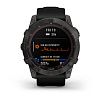 Умные часы Garmin Fenix 7X – Solar Edition 51mm Carbon Grey DLC Titanium with Black Band, Б/У 010-02541-13