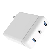 Сетевое зарядное устройство HyperDrive USB-C для MacBook Pro, 61 Вт, белый HDC-1